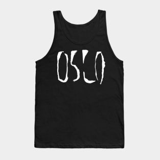 Oslo (Capital of Norway) Writing Calligraphy Tank Top